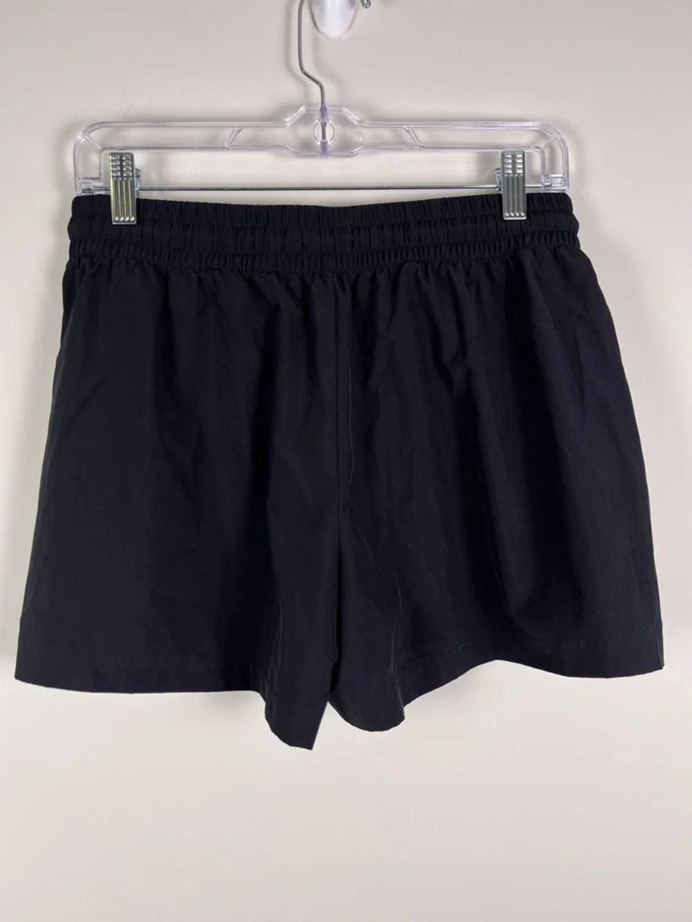 Lou & Grey Women's Black Drawstring Athletic Shorts Size Small Gym Neutral Basic